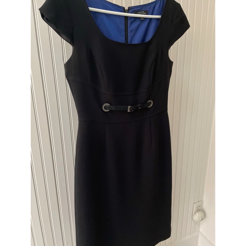 Tahari Black Dress